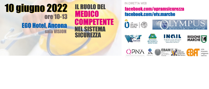 convegno IL RUOLO DEL MEDICO COMPETENTE 10/06/2022