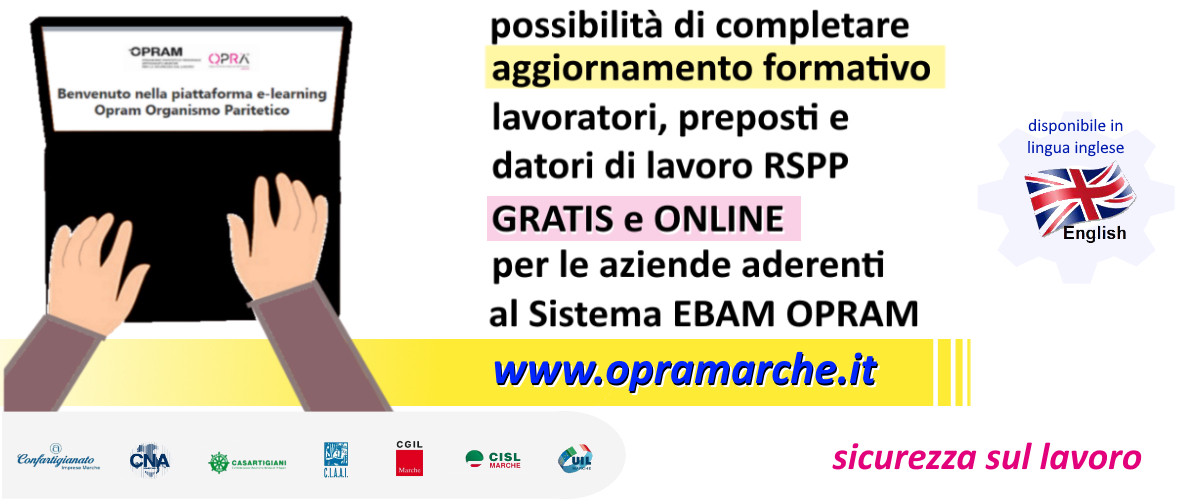 OPRAMarche FORMAZIONE e-Learning   *NUOVI CORSI*